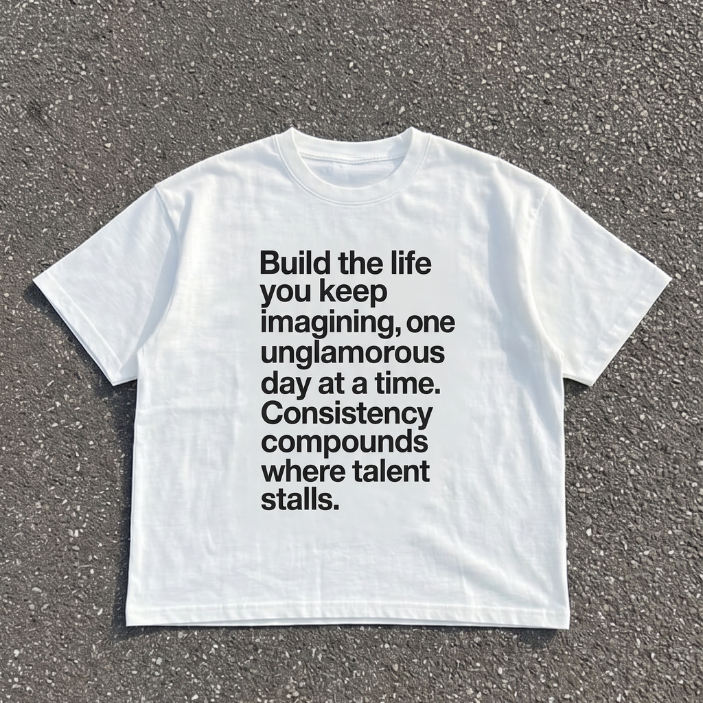 "Unglamorous" Quote Tee