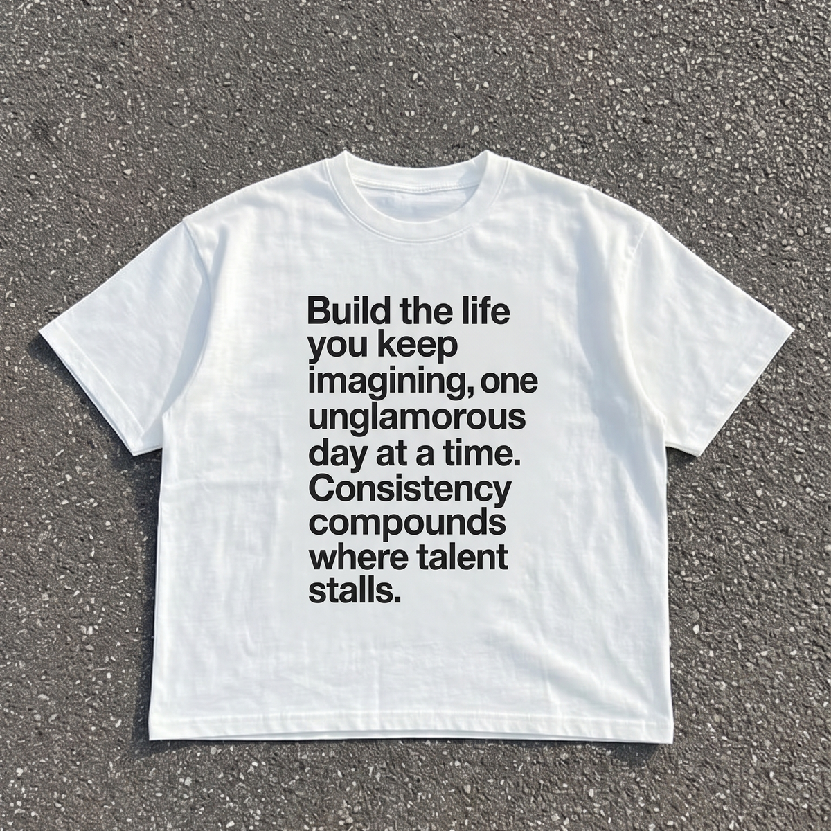 "Unglamorous" Quote Tee